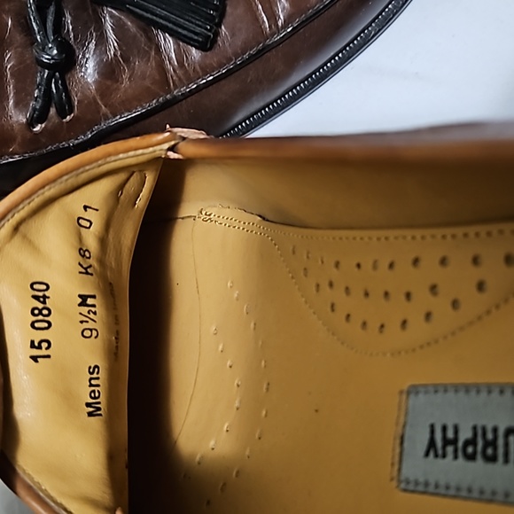 Johnston and Murphy two-tone tassel loafers. - Picture 8 of 8